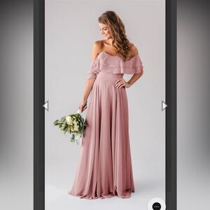 Kennedy Blue Bridesmaid Dress in Allison DESERT ROSE (size 12)
